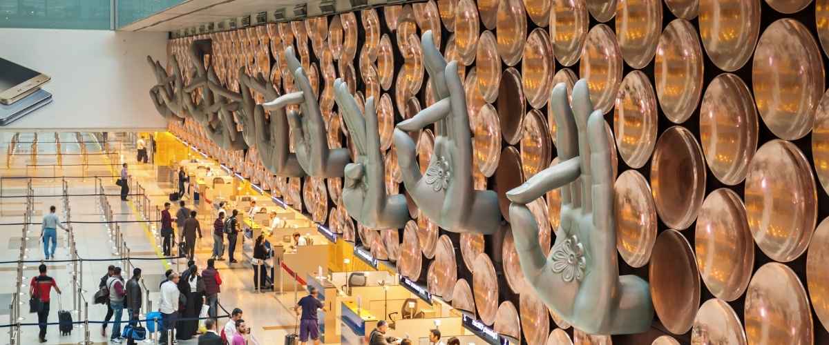 Delhi Airport Advertising In India by Jam and Gems